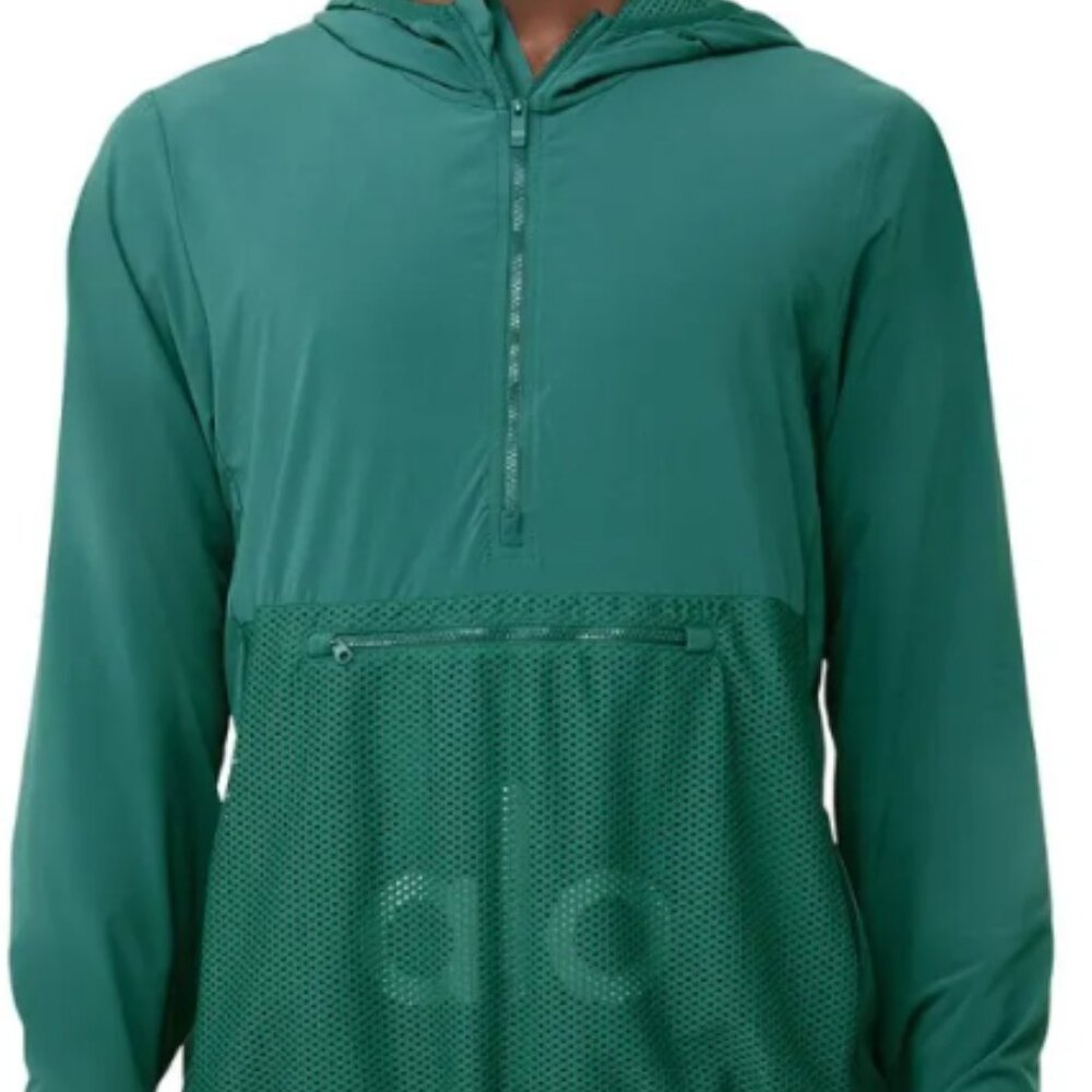 Alo Yoga Airwave Windbreaker in Baltic green sz SMALL unisex